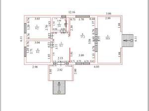 Дом 66м², 1-этажный, участок 6 сот.