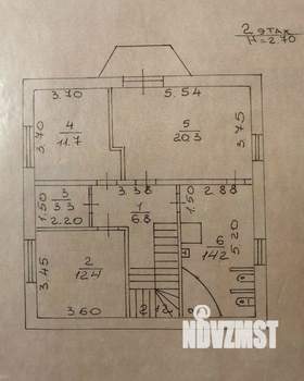 Коттедж 144м², 2-этажный, участок 6 сот.  