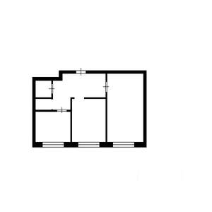 2-к квартира, на длительный срок, 43м2, 2/5 этаж