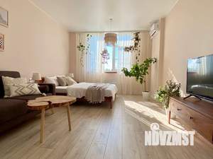 1-к квартира, посуточно, 46м2, 3/4 этаж
