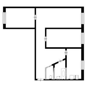 3-к квартира, на длительный срок, 58м2, 2/5 этаж