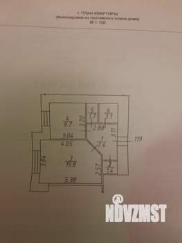 1-к квартира, вторичка, 43м2, 1/9 этаж