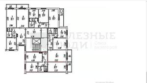 2-к квартира, вторичка, 51м2, 7/9 этаж