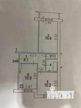 2-к квартира, вторичка, 49м2, 4/10 этаж
