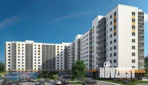 1-к квартира, строящийся дом, 40м2, 3/10 этаж