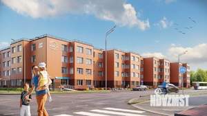 1-к квартира, строящийся дом, 53м2, 1/4 этаж