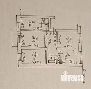 3-к квартира, вторичка, 85м2, 2/5 этаж