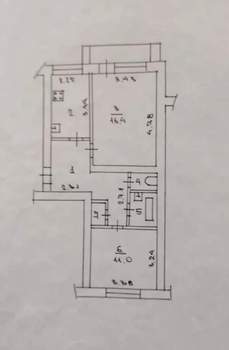2-к квартира, вторичка, 52м2, 4/5 этаж
