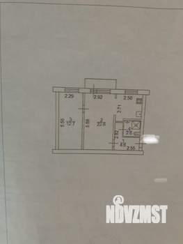 1-к квартира, вторичка, 43м2, 3/5 этаж