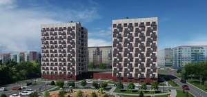 2-к квартира, вторичка, 52м2, 7/12 этаж