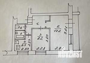 2-к квартира, вторичка, 41м2, 4/9 этаж