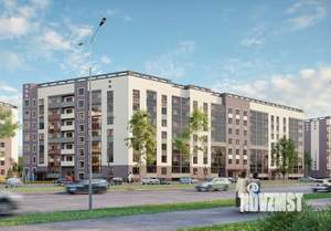 2-к квартира, строящийся дом, 56м2, 5/7 этаж