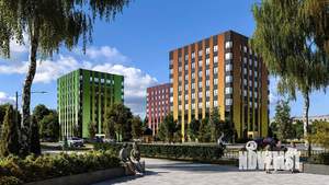 2-к квартира, строящийся дом, 52м2, 5/9 этаж
