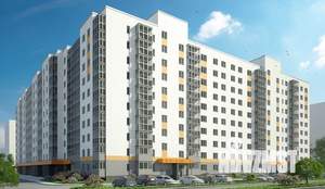 1-к квартира, строящийся дом, 33м2, 10/10 этаж
