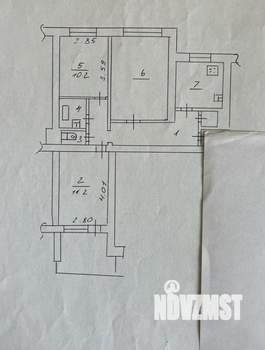 3-к квартира, вторичка, 62м2, 9/9 этаж