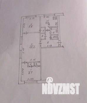 3-к квартира, вторичка, 52м2, 1/5 этаж