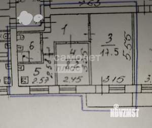 2-к квартира, вторичка, 42м2, 5/5 этаж