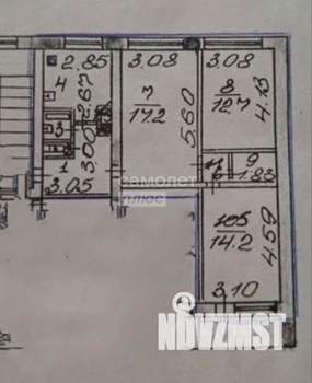 3-к квартира, вторичка, 64м2, 5/5 этаж