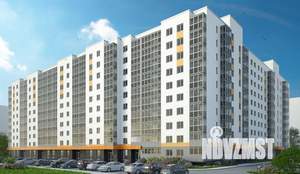 1-к квартира, строящийся дом, 40м2, 7/10 этаж