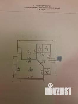 1-к квартира, вторичка, 43м2, 1/9 этаж