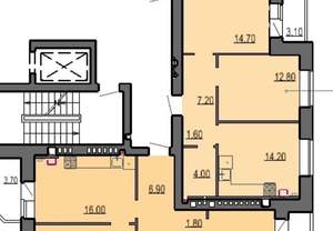 2-к квартира, вторичка, 53м2, 5/9 этаж