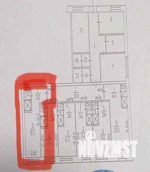 1-к квартира, вторичка, 16м2, 1/5 этаж