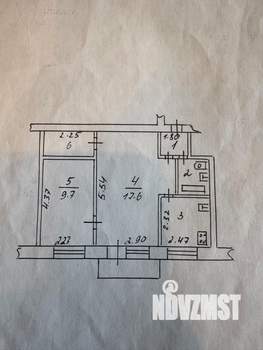 2-к квартира, вторичка, 41м2, 2/5 этаж
