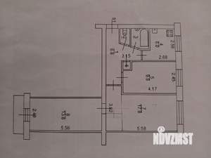 3-к квартира, вторичка, 58м2, 1/5 этаж