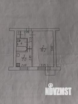 1-к квартира, вторичка, 34м2, 5/9 этаж