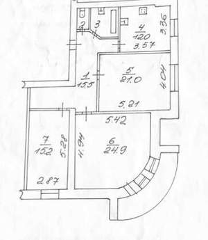 3-к квартира, вторичка, 95м2, 3/5 этаж