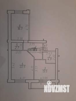 2-к квартира, вторичка, 68м2, 5/9 этаж