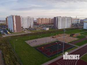 1-к квартира, строящийся дом, 45м2, 4/9 этаж