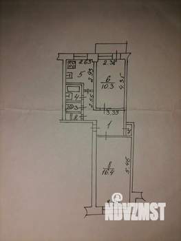 2-к квартира, вторичка, 46м2, 2/9 этаж