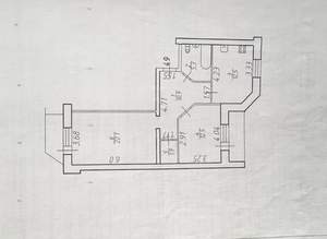 2-к квартира, вторичка, 65м2, 6/10 этаж