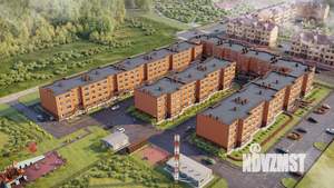 1-к квартира, строящийся дом, 53м2, 1/4 этаж