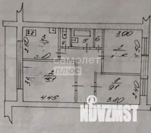 3-к квартира, вторичка, 59м2, 5/5 этаж