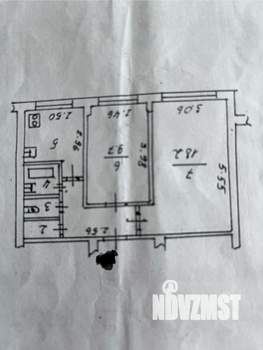 2-к квартира, вторичка, 43м2, 2/9 этаж