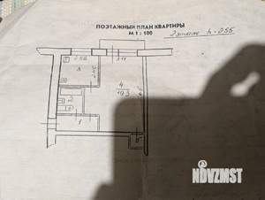 1-к квартира, вторичка, 33м2, 2/4 этаж