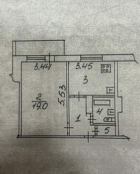 1-к квартира, вторичка, 38м2, 9/10 этаж