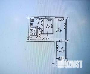 3-к квартира, вторичка, 56м2, 7/9 этаж