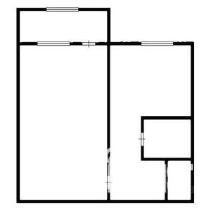 1-к квартира, вторичка, 40м2, 1/9 этаж