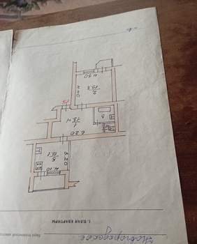 1-к квартира, вторичка, 58м2, 3/3 этаж
