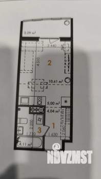 Студия квартира, вторичка, 26м2, 10/16 этаж