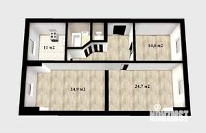 3-к квартира, вторичка, 93м2, 4/4 этаж