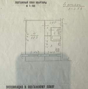 1-к квартира, вторичка, 32м2, 3/9 этаж