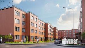 1-к квартира, строящийся дом, 53м2, 1/4 этаж