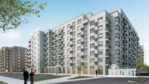 2-к квартира, строящийся дом, 55м2, 1/8 этаж
