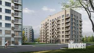 1-к квартира, строящийся дом, 43м2, 1/8 этаж