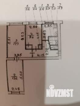3-к квартира, вторичка, 57м2, 1/5 этаж