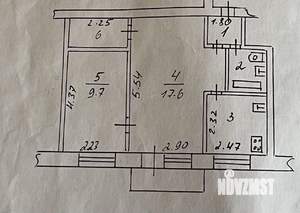2-к квартира, вторичка, 40м2, 2/5 этаж